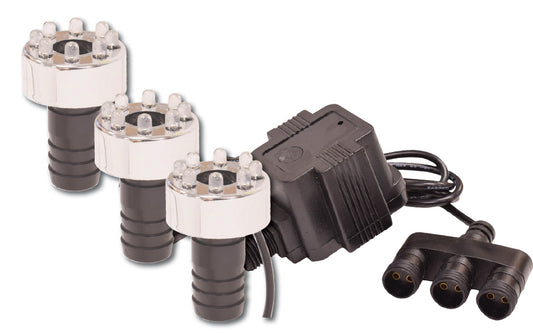 LED8B3 LED Statuary 3 Light & Transformer Set