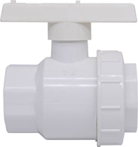 UBV15 Single Union PVC Ball Valve – 1 1/2"