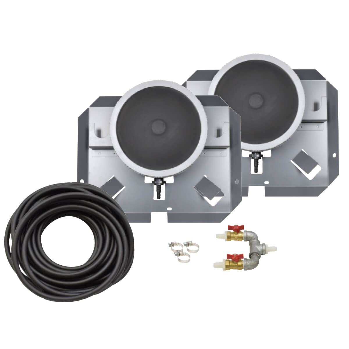 WD2 Becker Windmills™ Aeration Kit – Two QS1 Diffusers, 2 Way Valve and 50 ft Poly Tubing