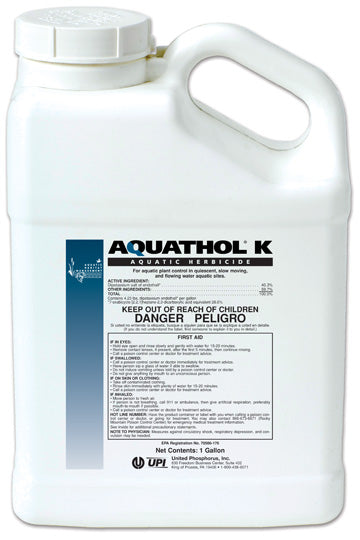 AQUL10 Aquathol K Liquid Herbicide – 1 gallon