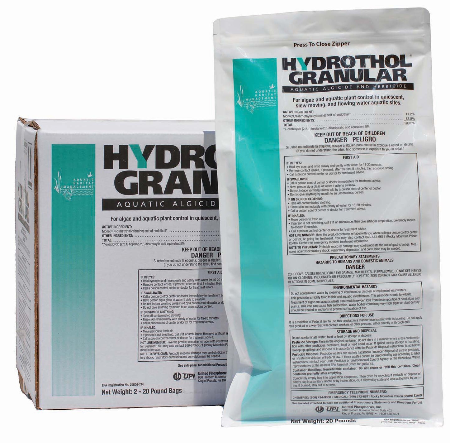 HYD40 Hydrothol Herbicide – 40 lb. box