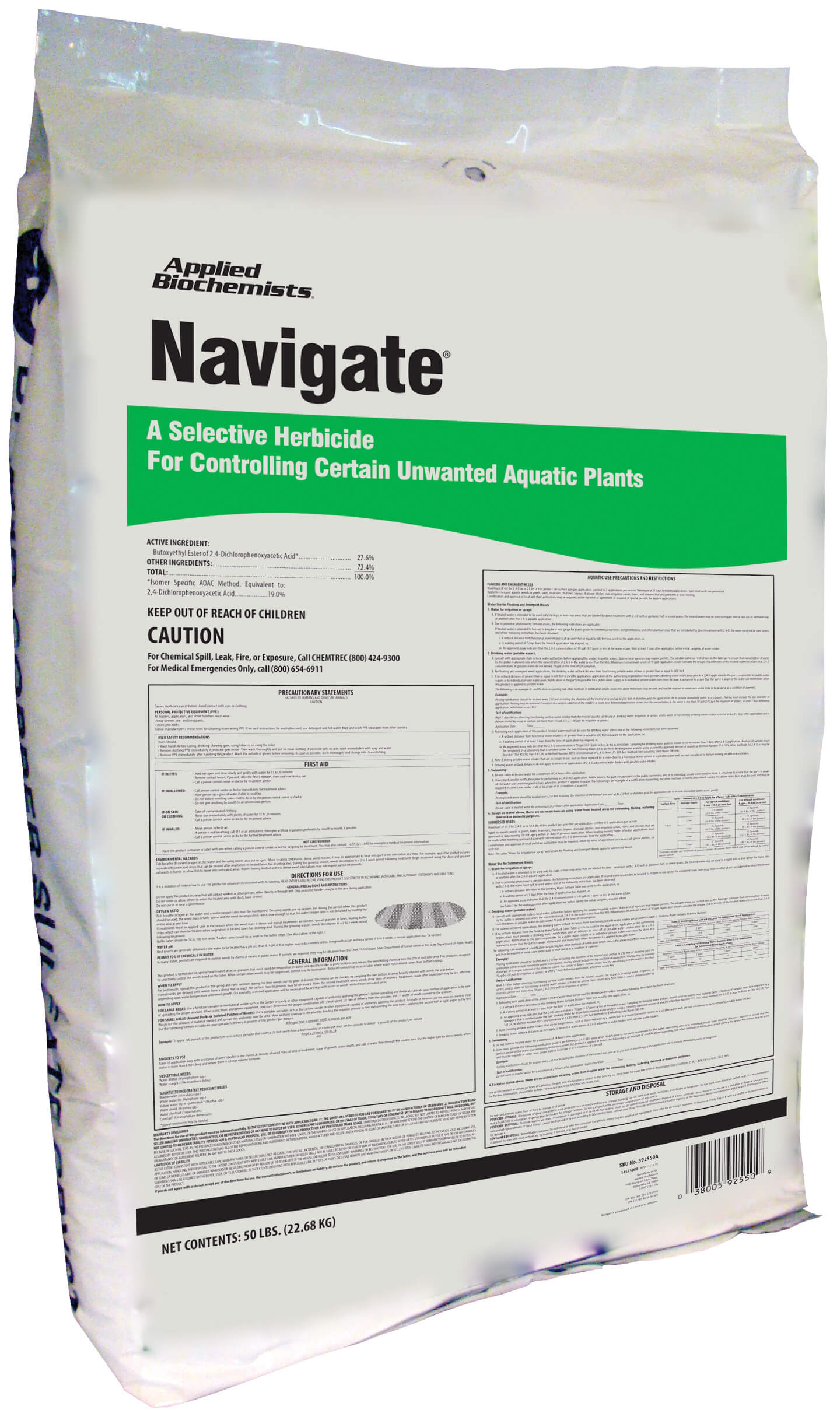 NV50 Navigate Herbicide – 50 lb bag