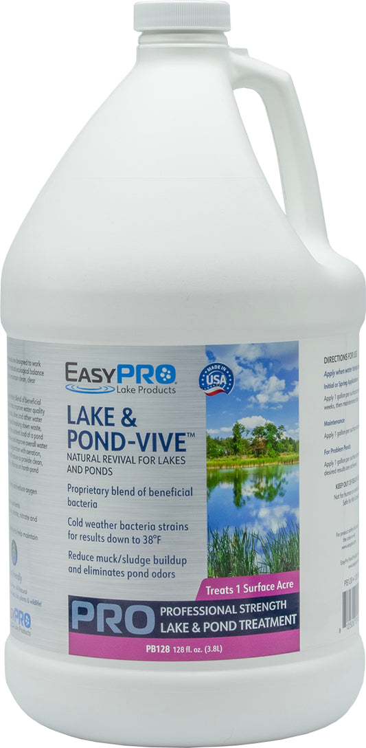 PB128 Lake & Pond-Vive™ L  - Liquid Lake & Pond Bacteria – 1 gallon