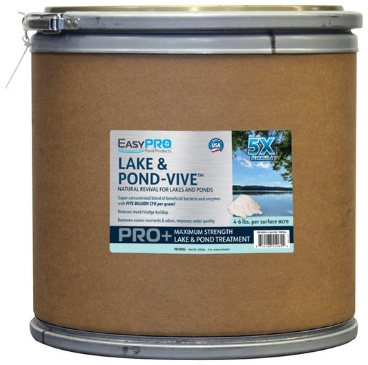 PB100XL Lake & Pond-Vive™ Bacteria 100 lb. Drum Bulk