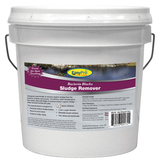 ABL05 Muck & Sludge Remover Blocks, 5 lb pail