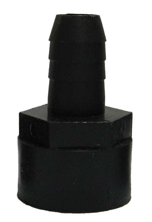 SS41212 Black Fitting 1/2" FPT x 1/2" Barb