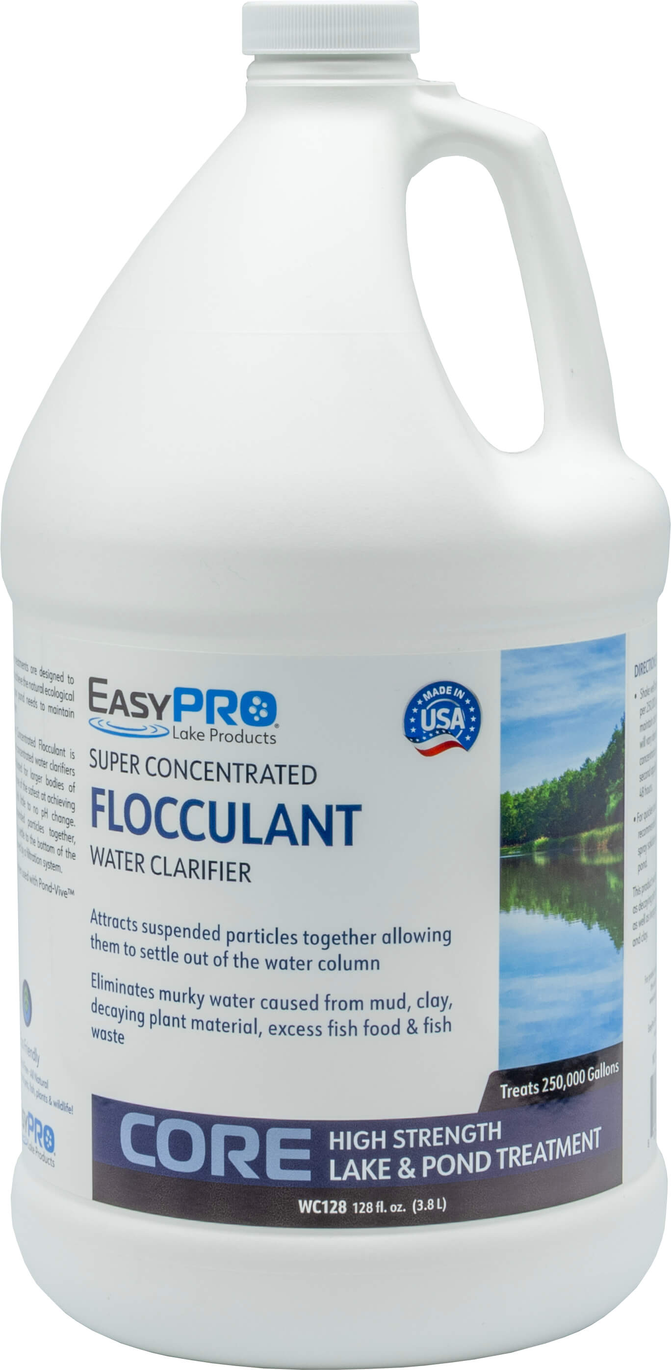 WC128 Concentrated Water Clarifier (flocculant) – 1 gallon