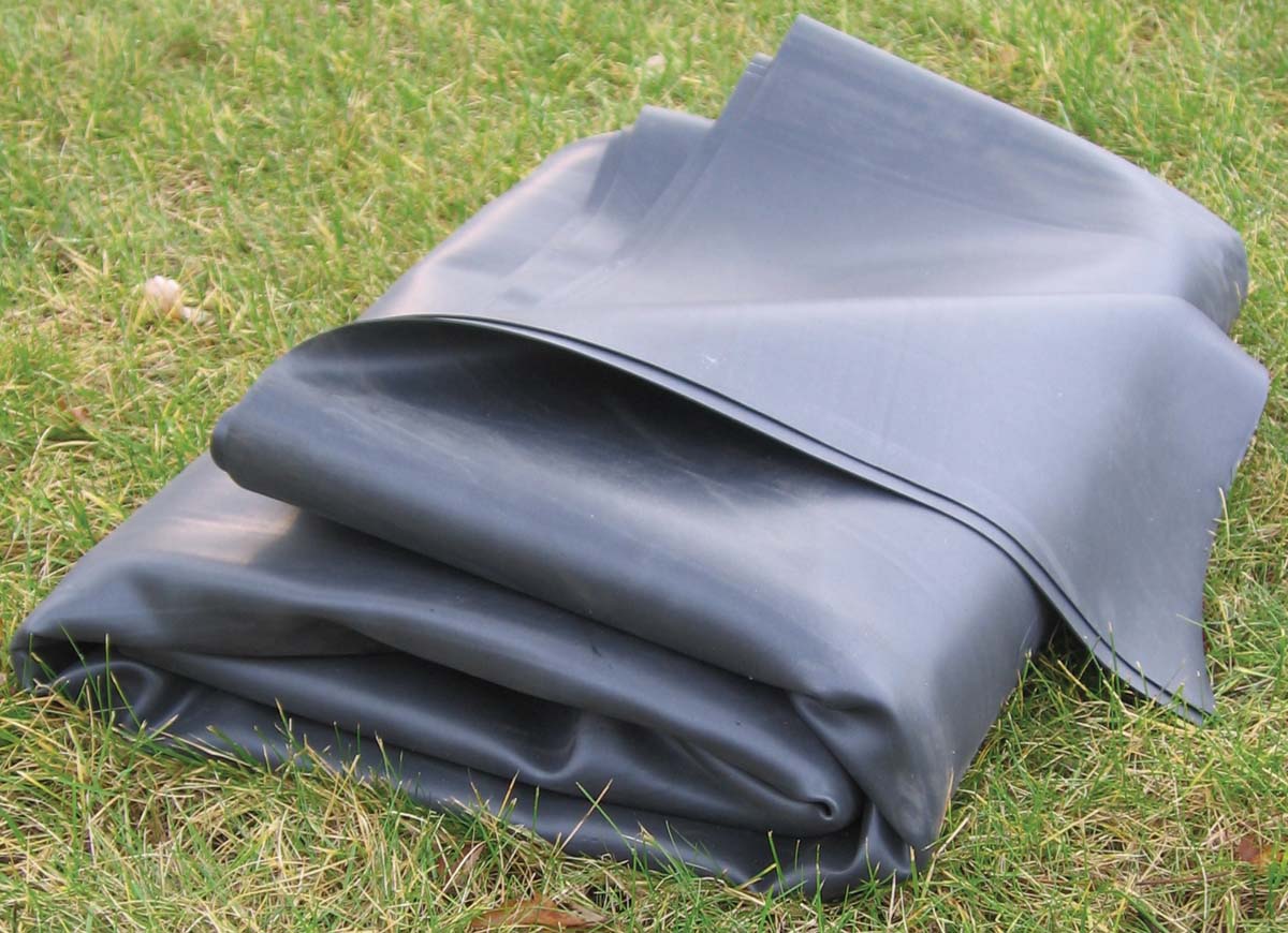 x 35 ft LifeGuard Pond Liner and Geo w/ Lifetime Warranty 20 ft 45-Mil EPDM 