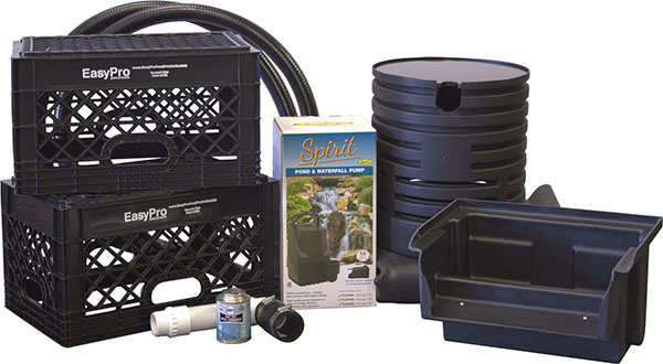 EasyPro JAF9E Mini Just-A-Falls Waterfall Kit w/ 3' Stream-for small spaces 
