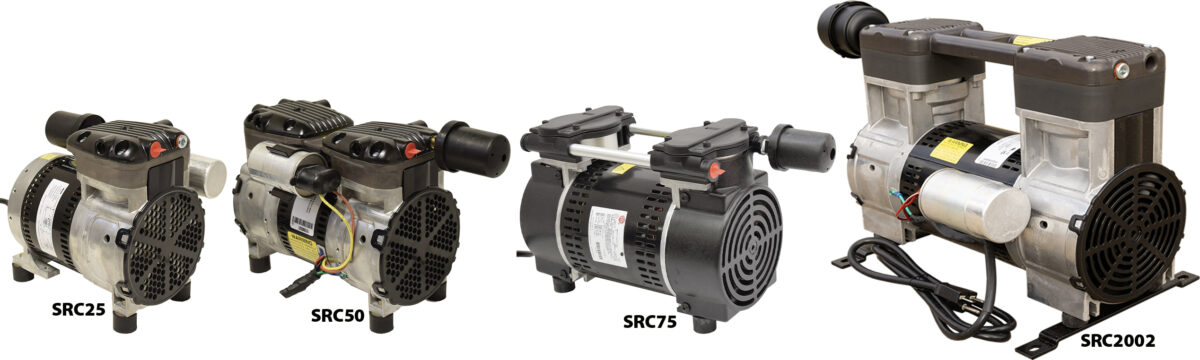 SRC2002 - Stratus SRC Series Single Rocking Piston Compressor 2 hp – 230volt - Image 2