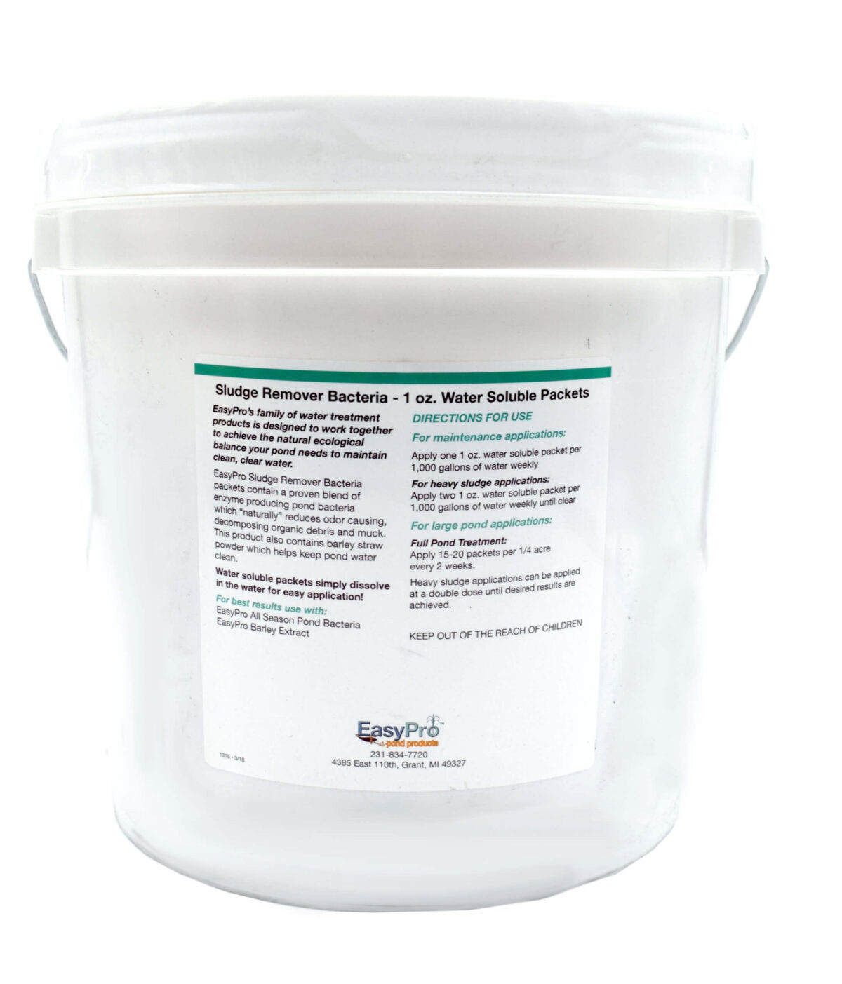 SRB160 Sludge Remover Bacteria – 10 lbs. 1oz Water Soluble Packs - Image 2