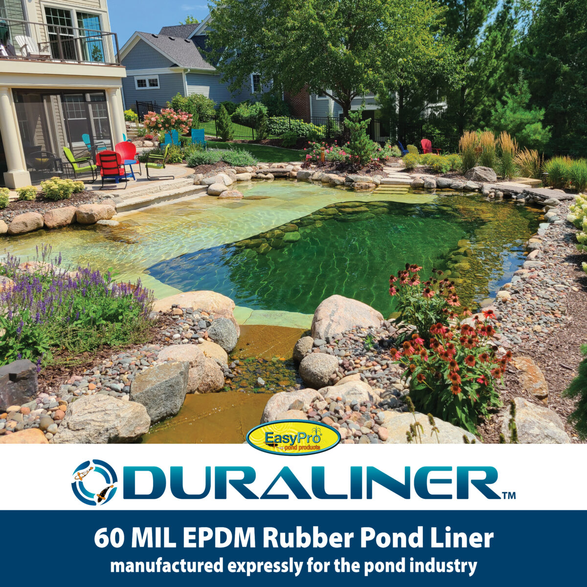 RPL6-405 – 40′ x 50′ DuraLiner™ Roll – 60mil EPDM Rubber Pond Liner - Image 3